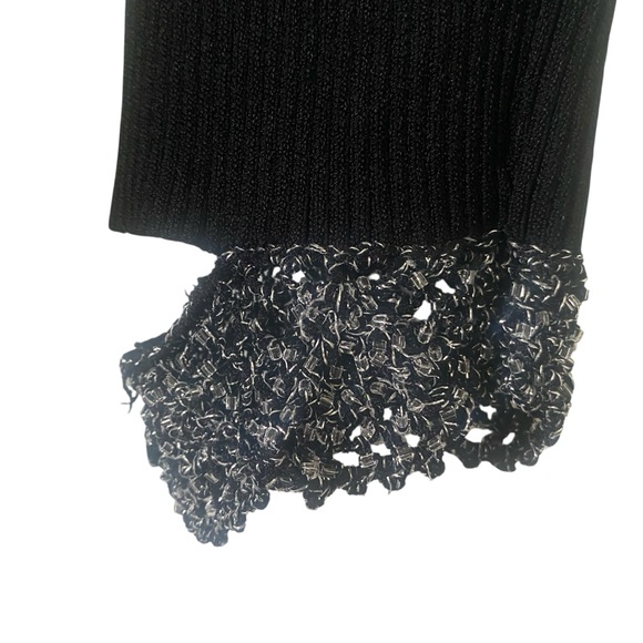 Cache women’s beaded black long sleeve size medium Y2K party night out New Years - Picture 8 of 8